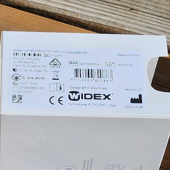 Widex A/S REMOTE LINK - 10 Languages (Version 2.0) - For Use W/ iPhone/iPad - Picture 4 of 5